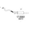 MTS 17.00061 Soot/Particulate Filter, exhaust system